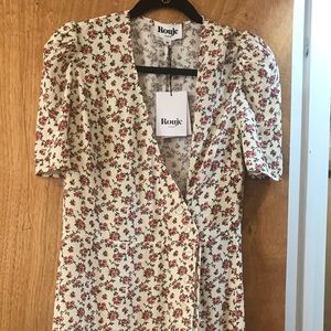 Rouje Gabin Dress , Size 38 Rosita Ecru